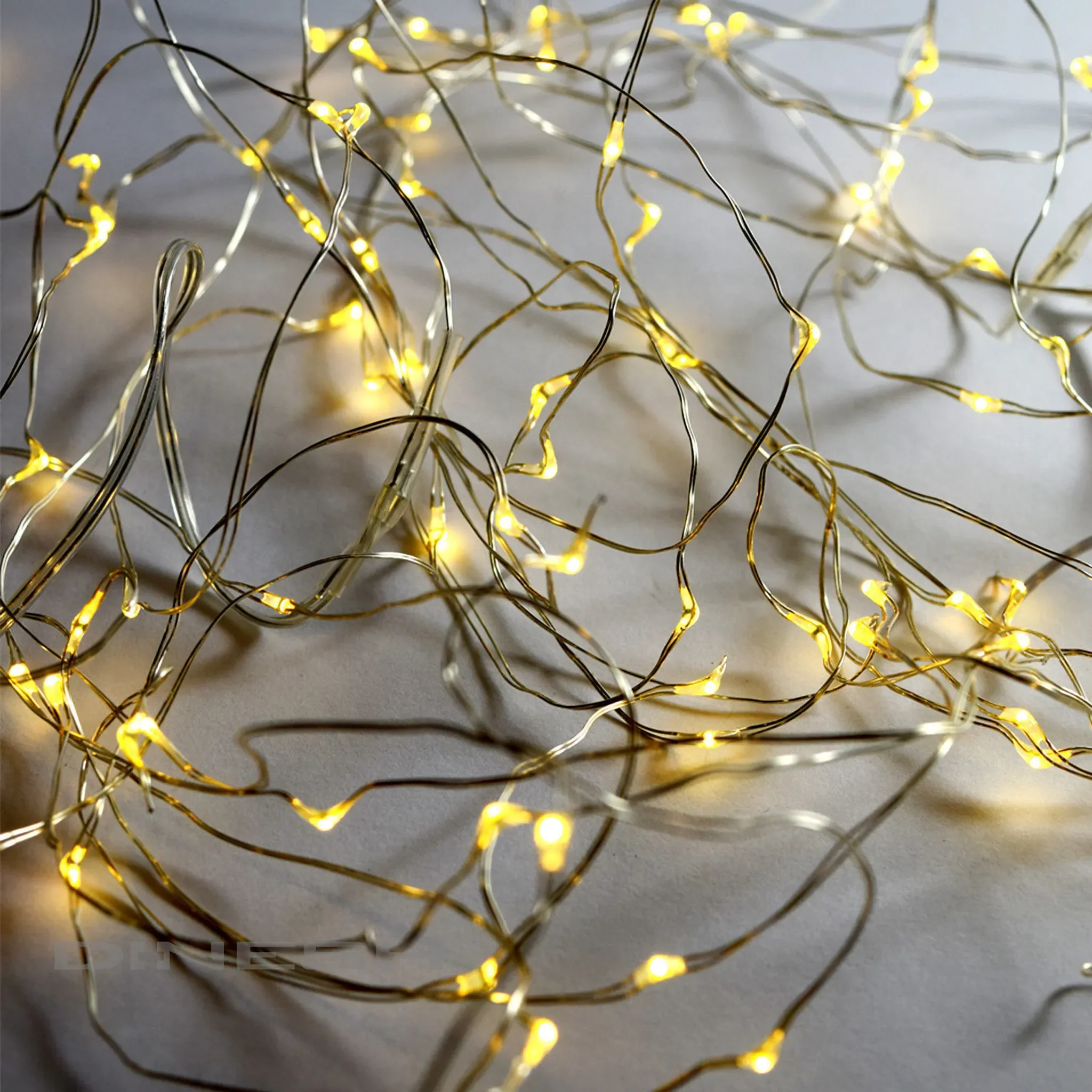 Micro LED Lichterkette – 30 LEDs, warmweiß, batteriebetrieben, 1,45 m